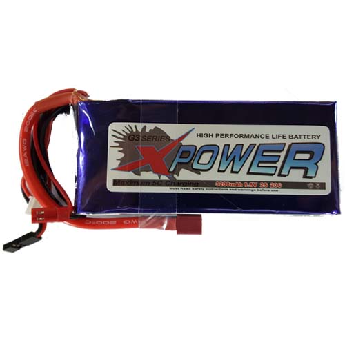 XPOWER 3200mAh 2S 6.6V LiFe